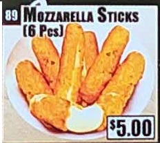 Crown Fried Chicken - 6 Pieces Mozzarella Sticks.jpg