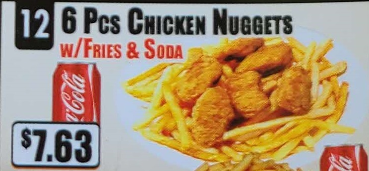 Crown Fried Chicken - 6 Piece Chicken Nuggets with Fries and Soda.jpg