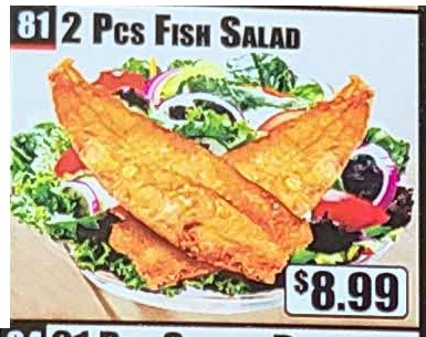 Crown Fried Chicken - 2 Piece Fish Salad.jpg